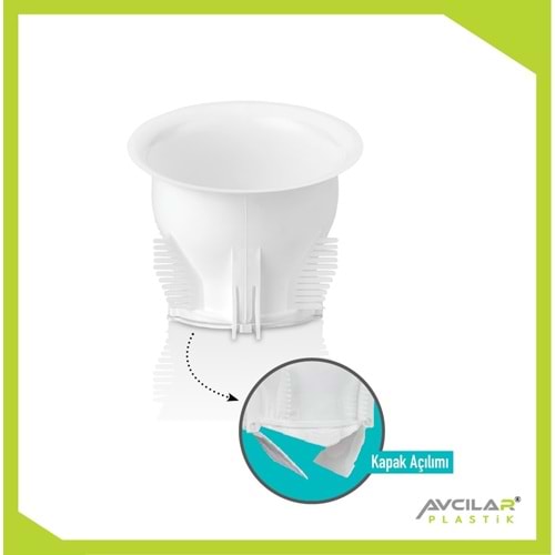 AVCILAR AV-026 ÇİFT KAPAK WC MATİK