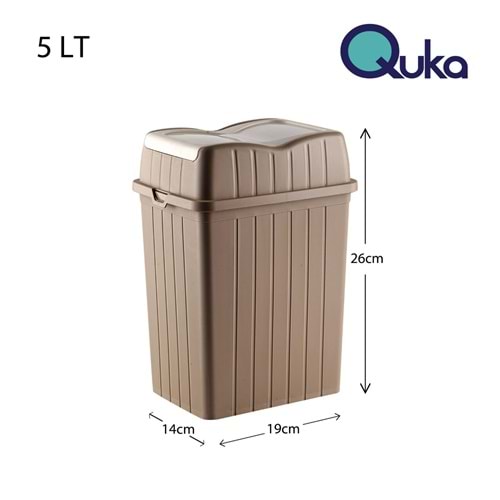 QUKA LİVA ÇÖP KUTUSU 5LT