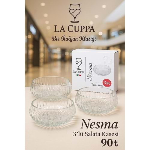 LA CUPPA NESMA KASE 3 LÜ