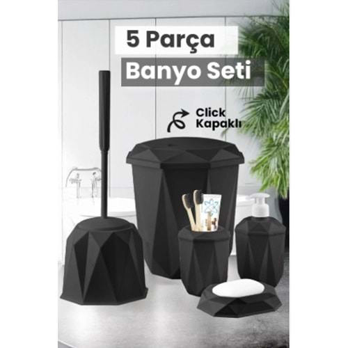 QUKA BANYO SETİ 5 PARÇA