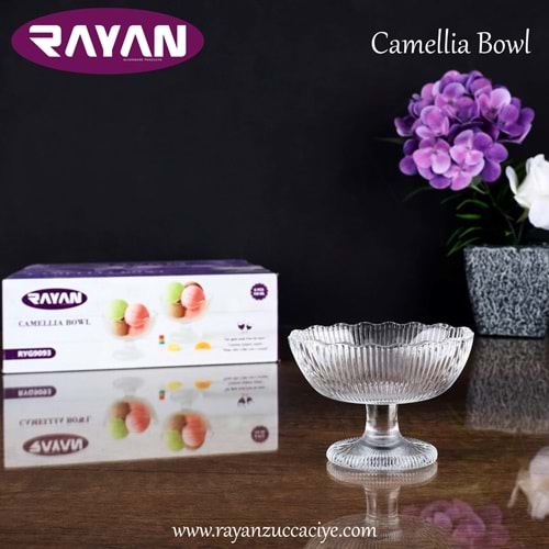 RAYAN CAMELLİA 6 LI AYAKLI KASE