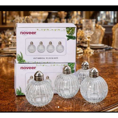 NOR-2139 KRİSTAL 4 LÜ TUZLUK