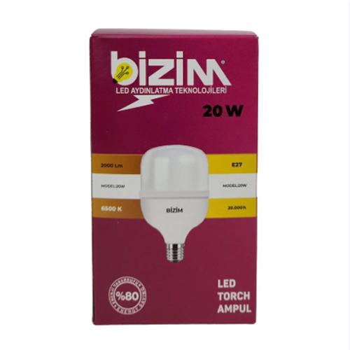 20 W AMPUL BİZİM LED