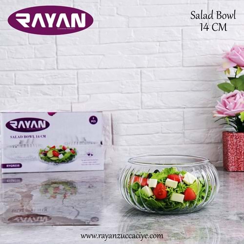 RAYAN 3LÜ SALAD BOWL 14 CM