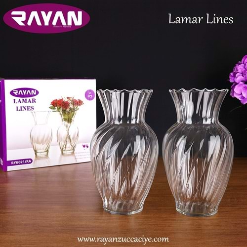 RAYAN 2Lİ LAMAR LINES VAZO