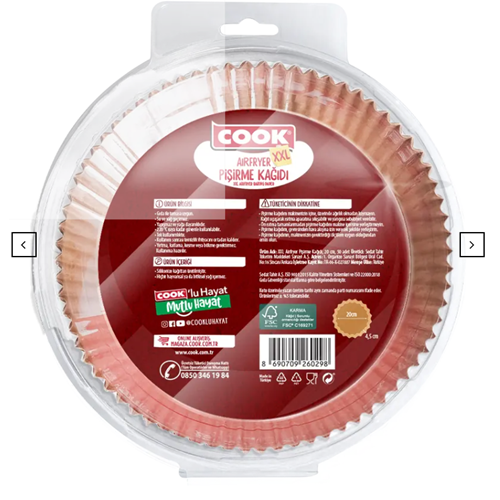 XXL AİRFREY 50 Lİ PİŞİRME KAĞIDI