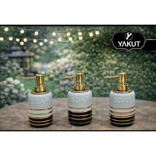 YAKUT 11859 GOLD PORSELEN SIVI SABUNLUK