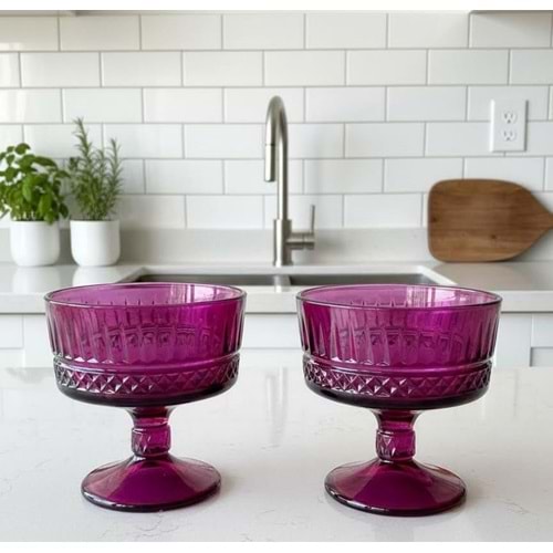 PAŞABAHÇE ELYSİA 2 Lİ MAGNOLİA MOR