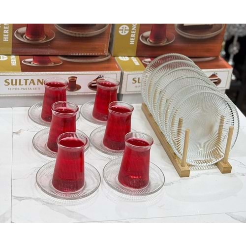 HERENCİA SULTAN PASTA SETİ 18 PRÇ