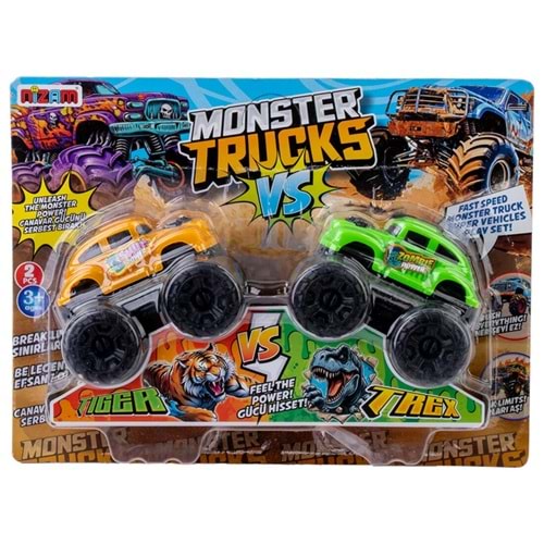 NZM-094 2'Lİ MONSTER ARABA