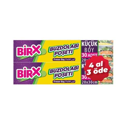 BRİX KÜÇÜKBOY 4 AL 3 ÖDE BUZDOLABI POŞETİ