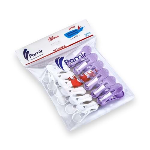 PMR-015 ASTERİA 12 Lİ YAYSIZ MANDAL