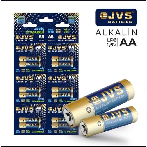 JVS LR03 ALKALİN İNCE PİL 2Lİ