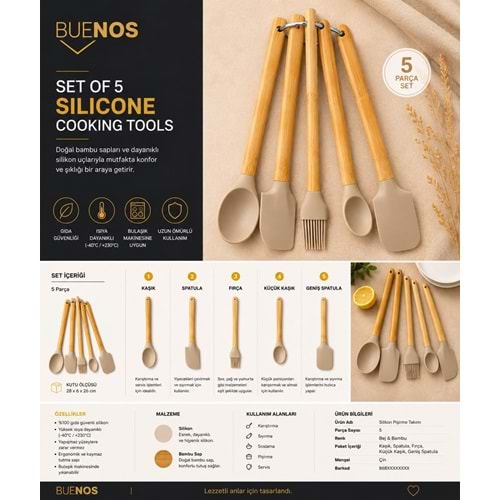 CFT-29 SİLİKON MUTFAK SETİ