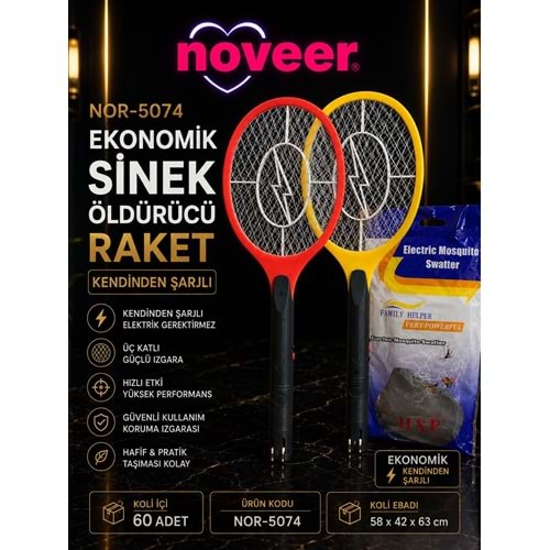 NOR-5074 SİNEK ÖLDÜRÜCÜ RAKET