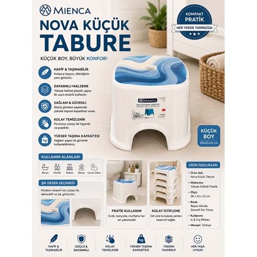 MRD568 NOVA KÜÇÜK BOY TABURE