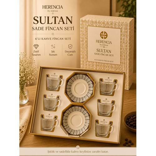 HERENCİA SULTAN SADE FİNCAN SETİ