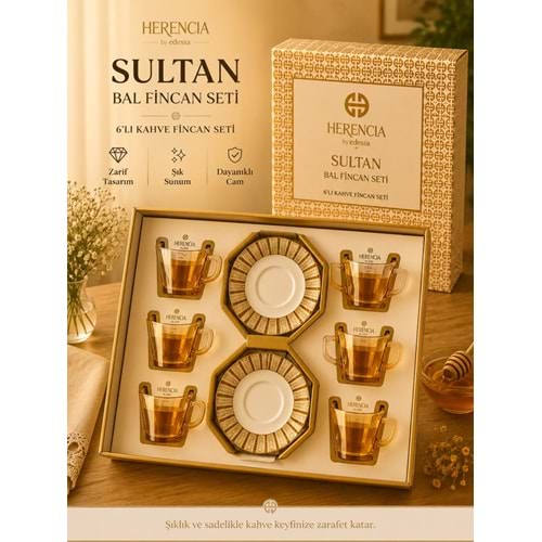 HERENCİA SULTAN BAL FİNCAN SETİ