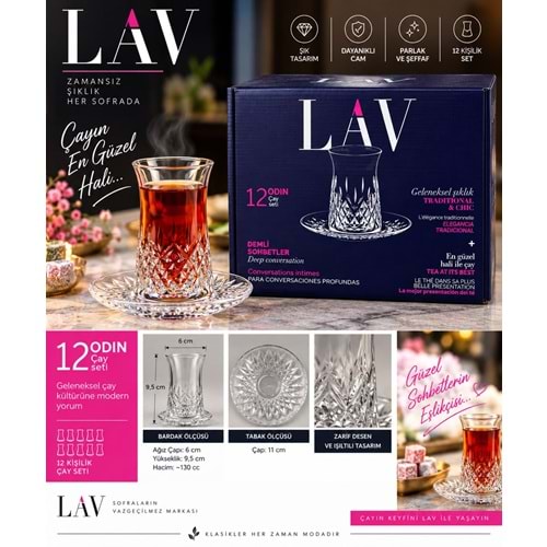 LAV ODİNS4 ÇAY SETİ