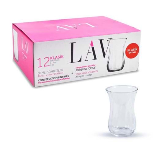 LAV 30020 12Lİ ÇAY BARDAK
