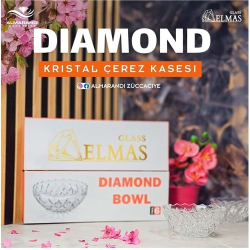ALMARANDİ DİAMOND BOWL 6 LI KASE
