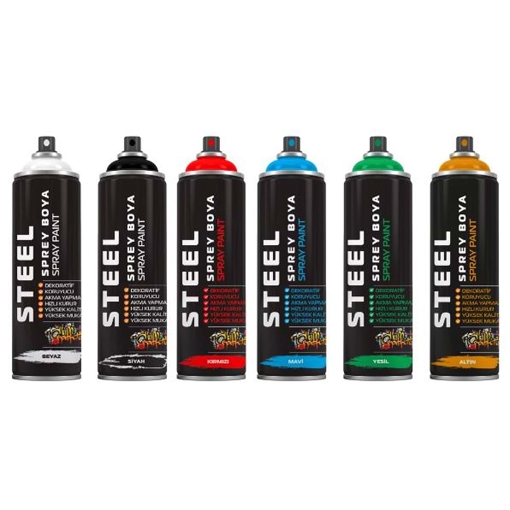 STELL400 ML GRİ SPREY BOYA