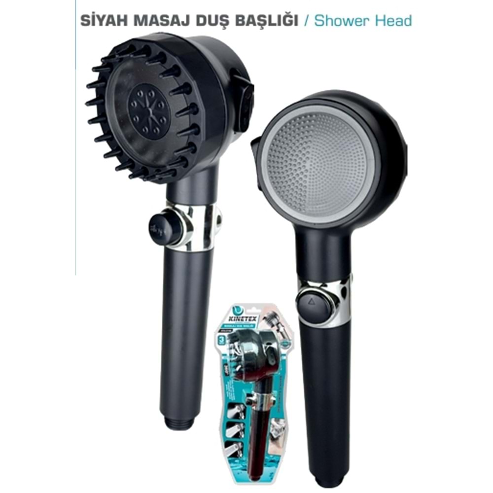 Z-8 MASAJ UÇLU SİYAH DUŞ BAŞLIĞI KTX-3142