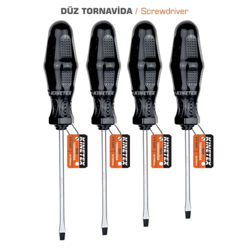 E-10 TORNAVİDA 4*100 MM DÜZ KTX-2243