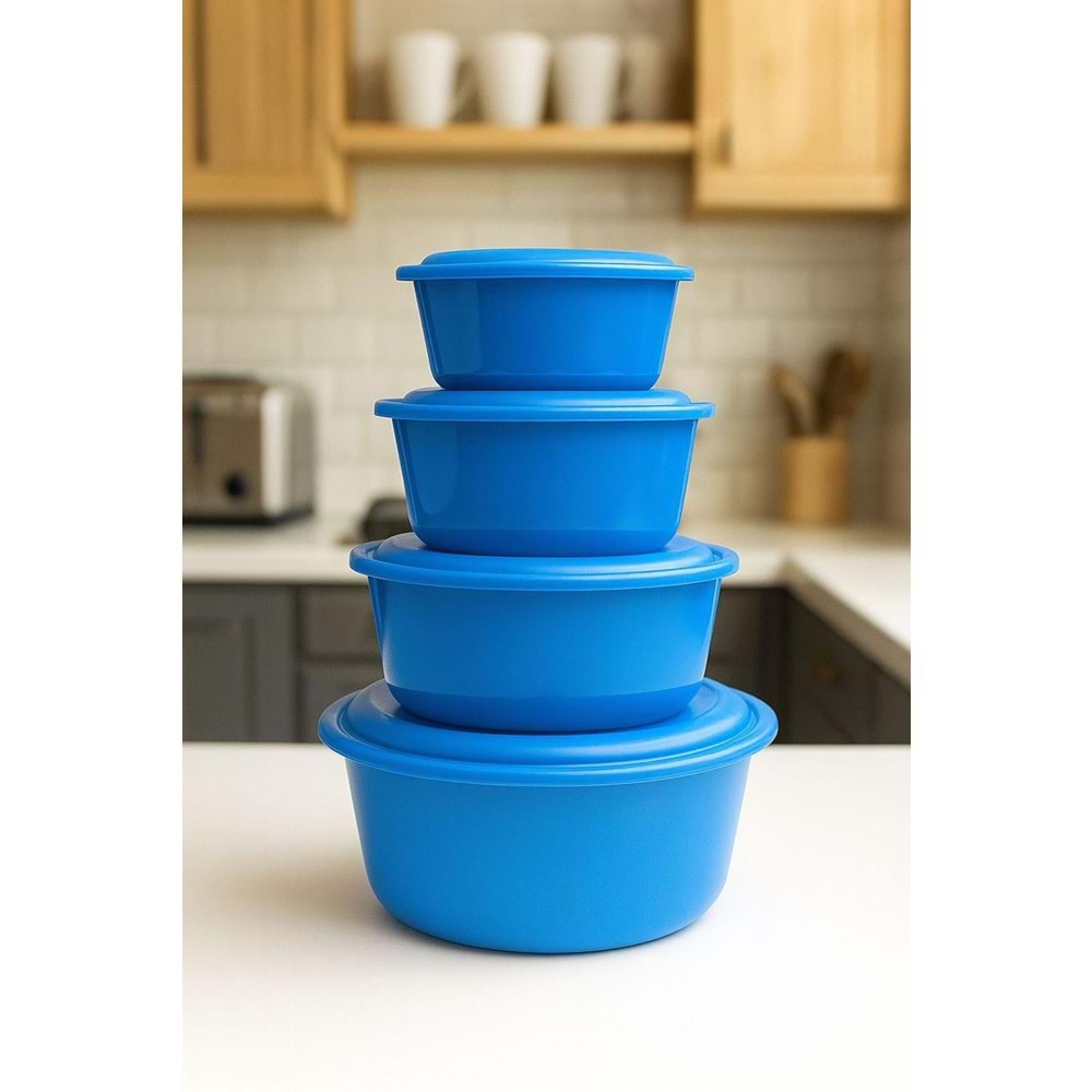 ARSLN 4LÜ YUVARLAK KAPAKLI BADYA