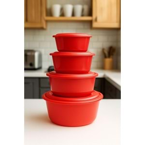 ARSLN 4LÜ YUVARLAK KAPAKLI BADYA