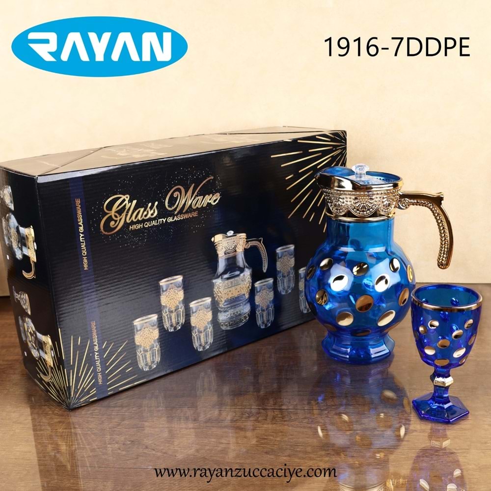 RAYAN 7 PARÇA SÜRAHİ SET (1916-7DDE)