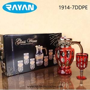 RAYAN 7 PARÇA SÜRAHİ SET (1916-7DDE)