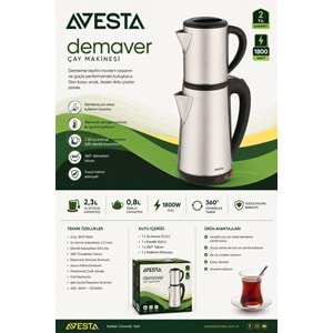 AVİ-1053 DEMAVER ÇAY MAKİNESİ