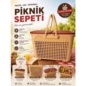 MRD349 NAT. PİKNİK SEPETİ
