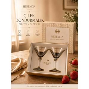 HERENCİA 2 Lİ BAL ÇİLEK AYAKLI SUNUMLUK