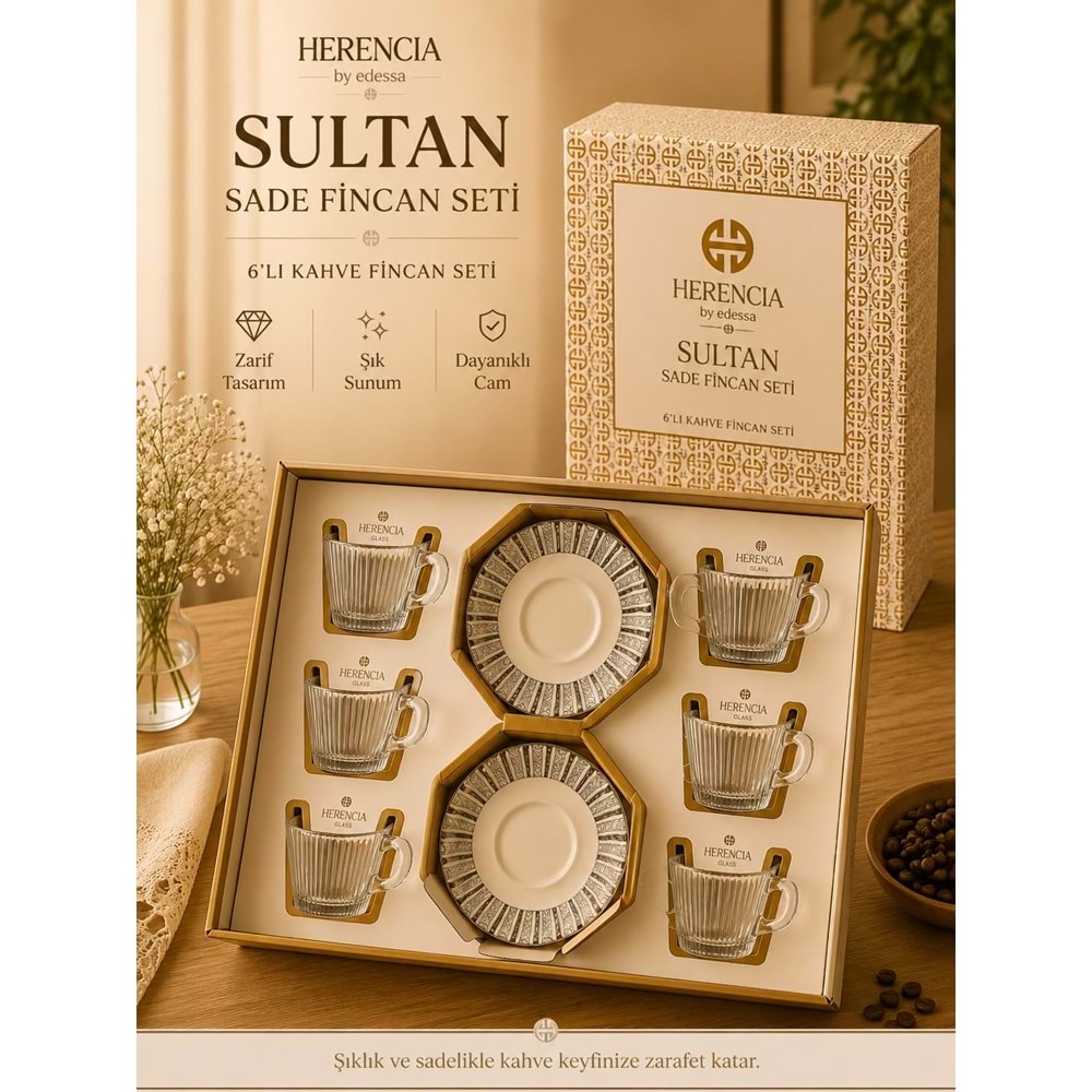 HERENCİA SULTAN SADE FİNCAN SETİ
