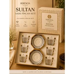 HERENCİA SULTAN SADE FİNCAN SETİ