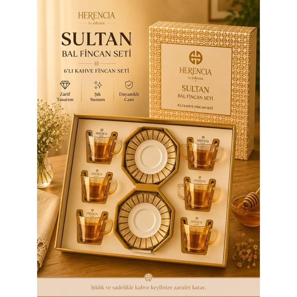 HERENCİA SULTAN BAL FİNCAN SETİ