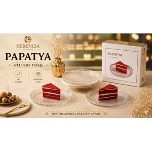 HERENCİA PAPATYA 6 LI PASTA SET