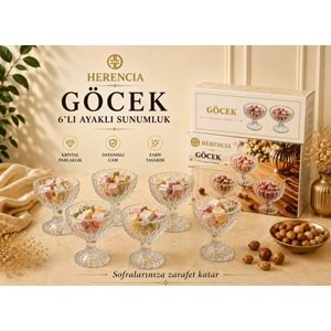 HERENCİA GÖCEK AYAKLI SUNUMLUK