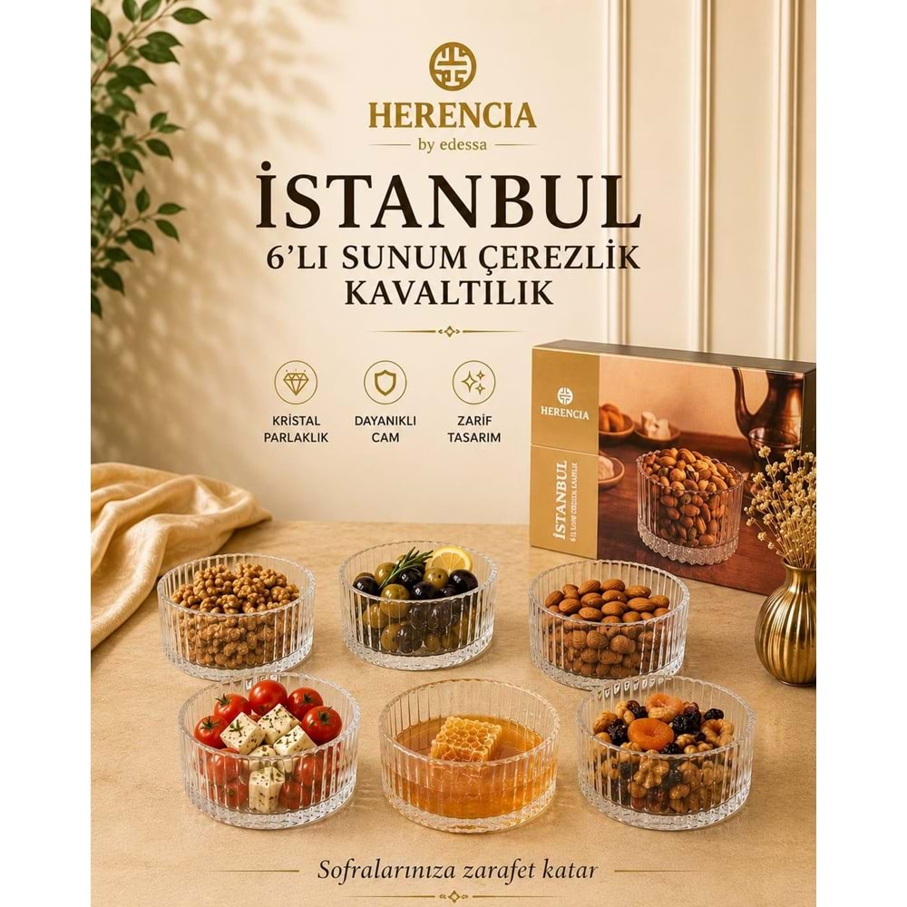 HERENCİA İSTANBUL 6 LI ÇEREZLİK