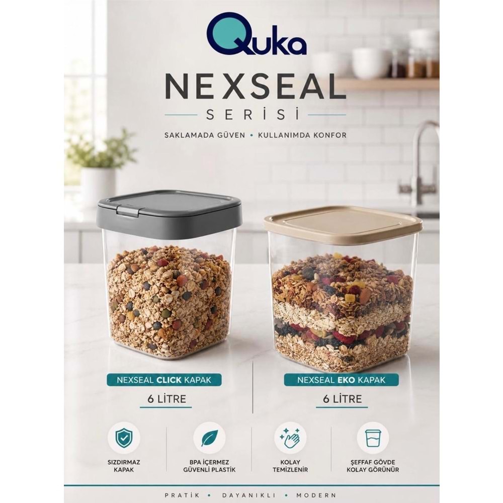 QUKA 635 NEXSEAL SAKLAMA KUTUSU 5.5LT ECO