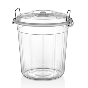 MRD096 35 LT ŞEFFAF KİLİTLİ KOVA MERDEM