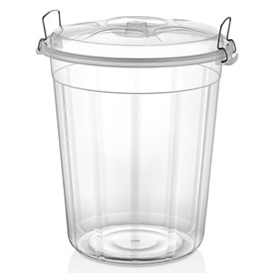 MRD098 70 LT ŞEFFAF KİLİTLİ KOVA MERDEM