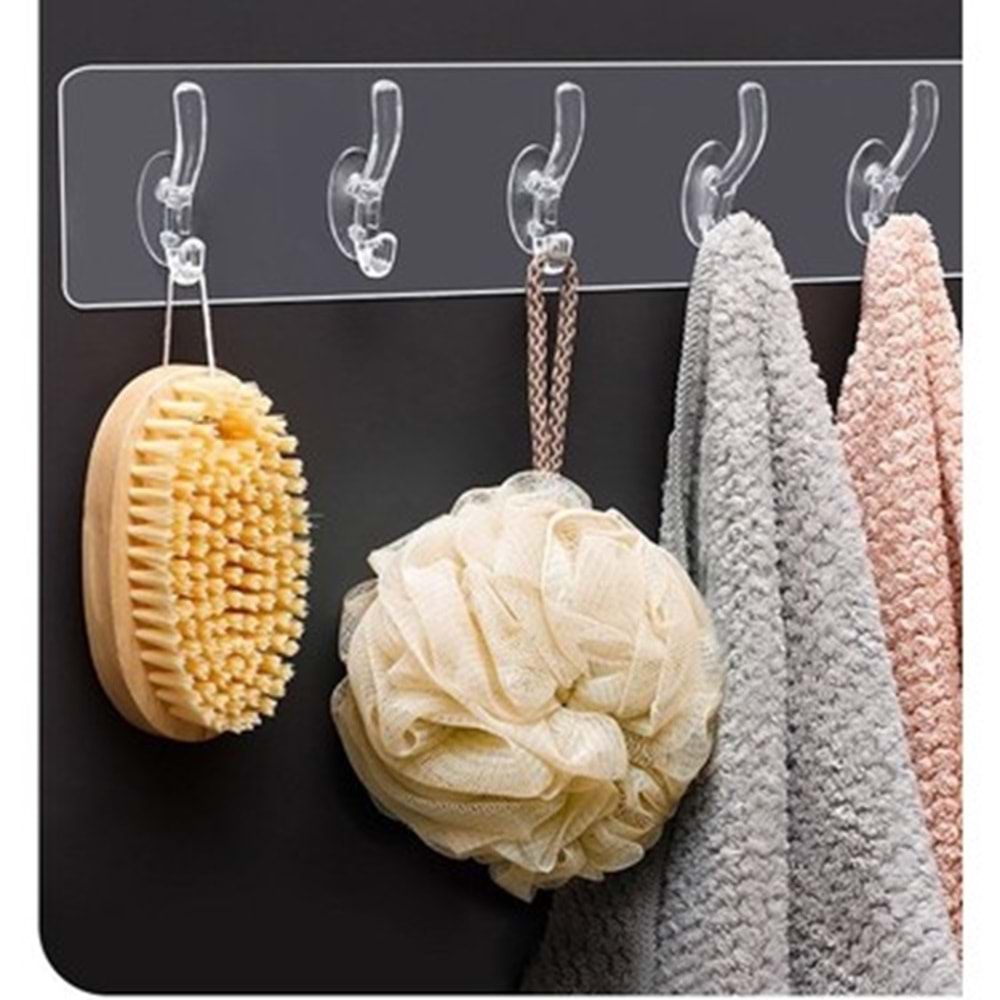 BAYSA 136 5Lİ ŞEFFAF ASKILIK