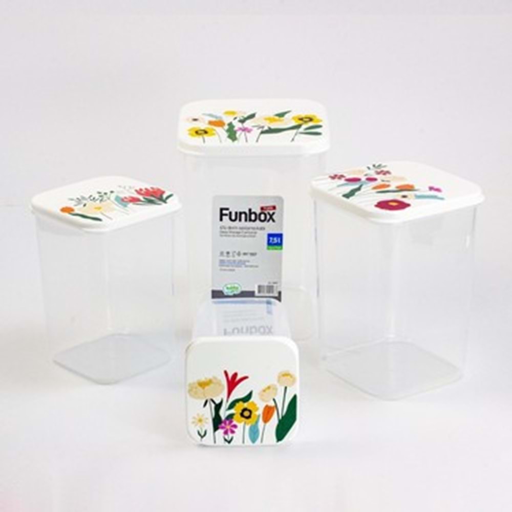 HOBY LİFE 02 0947 FUNBOX 4LÜ SAKLAMA KABI